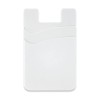 Dual Silicone Phone Wallets White